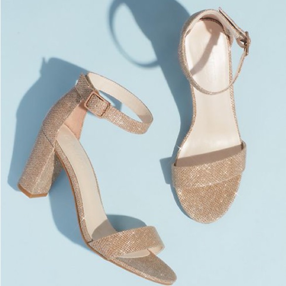 Gold Sparkly Heels